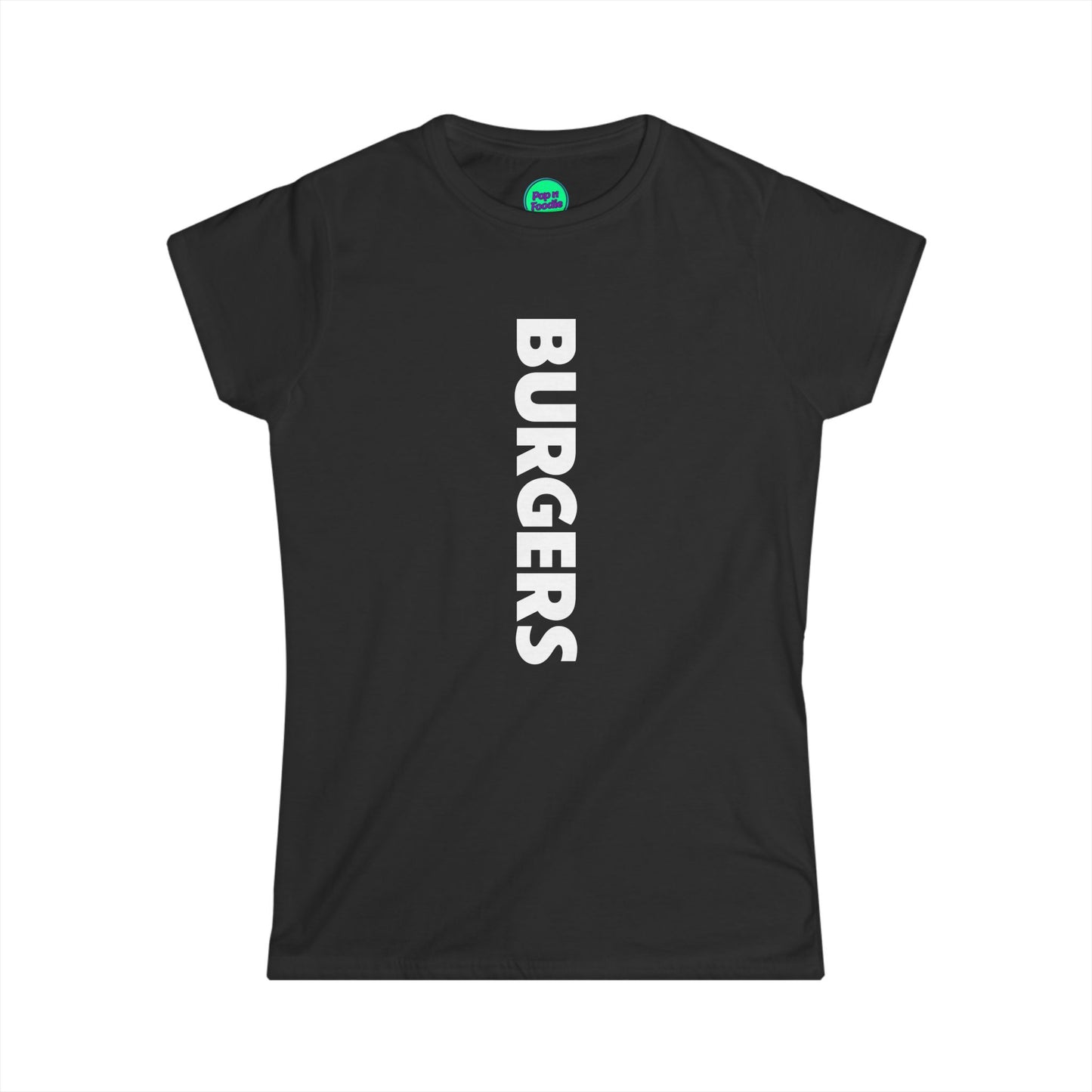 Burgers Black Women's Tee