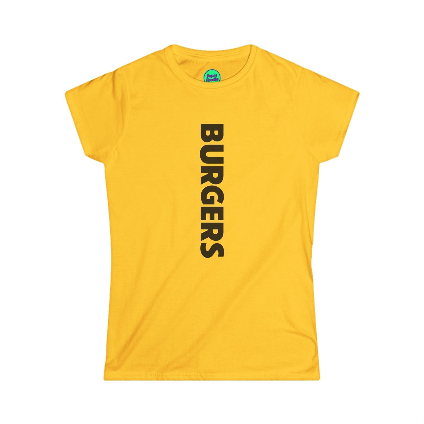 Burgers White Women's Tee