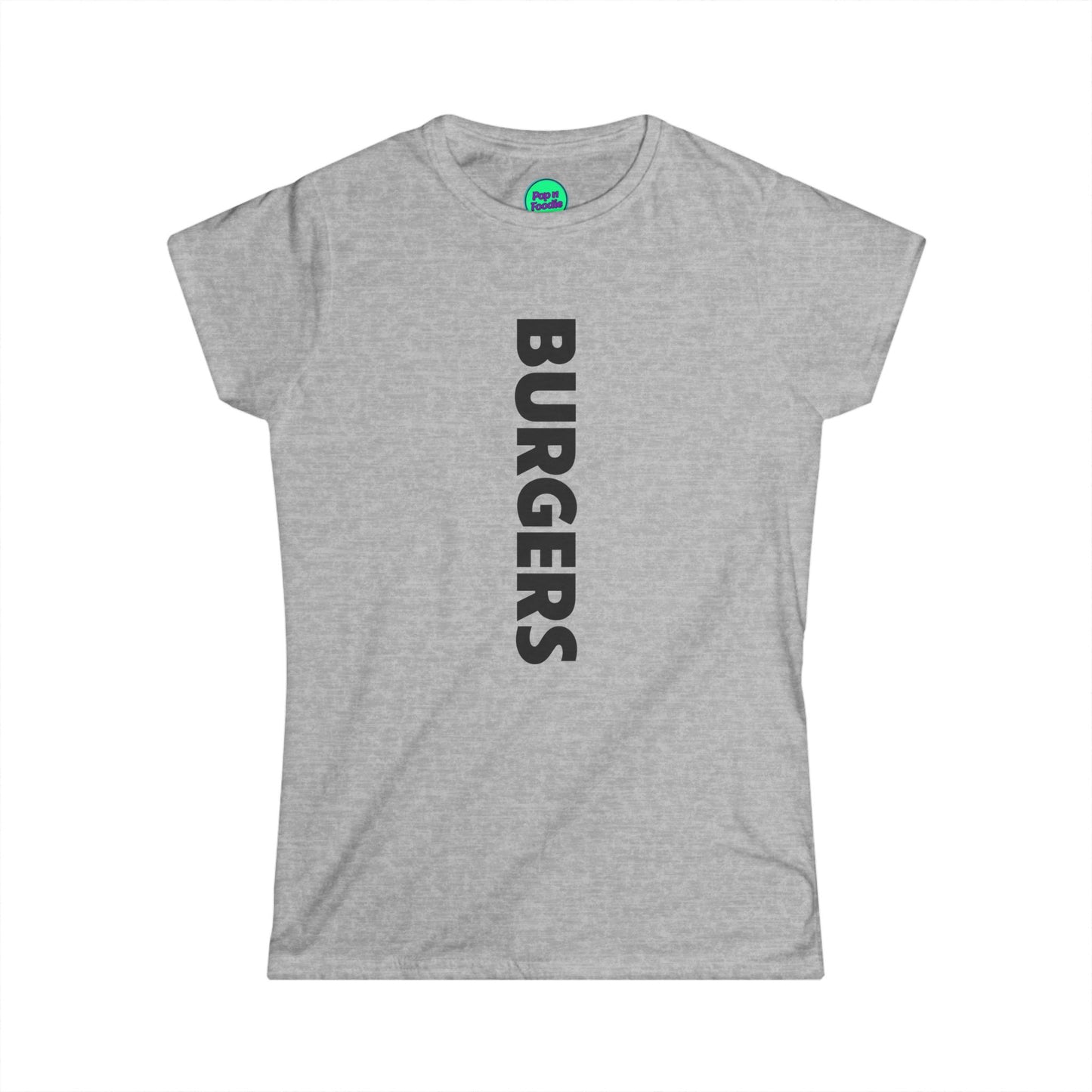 Burgers White Women's Tee