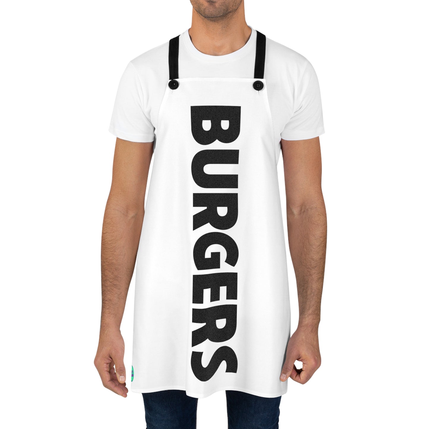 Burgers White Apron