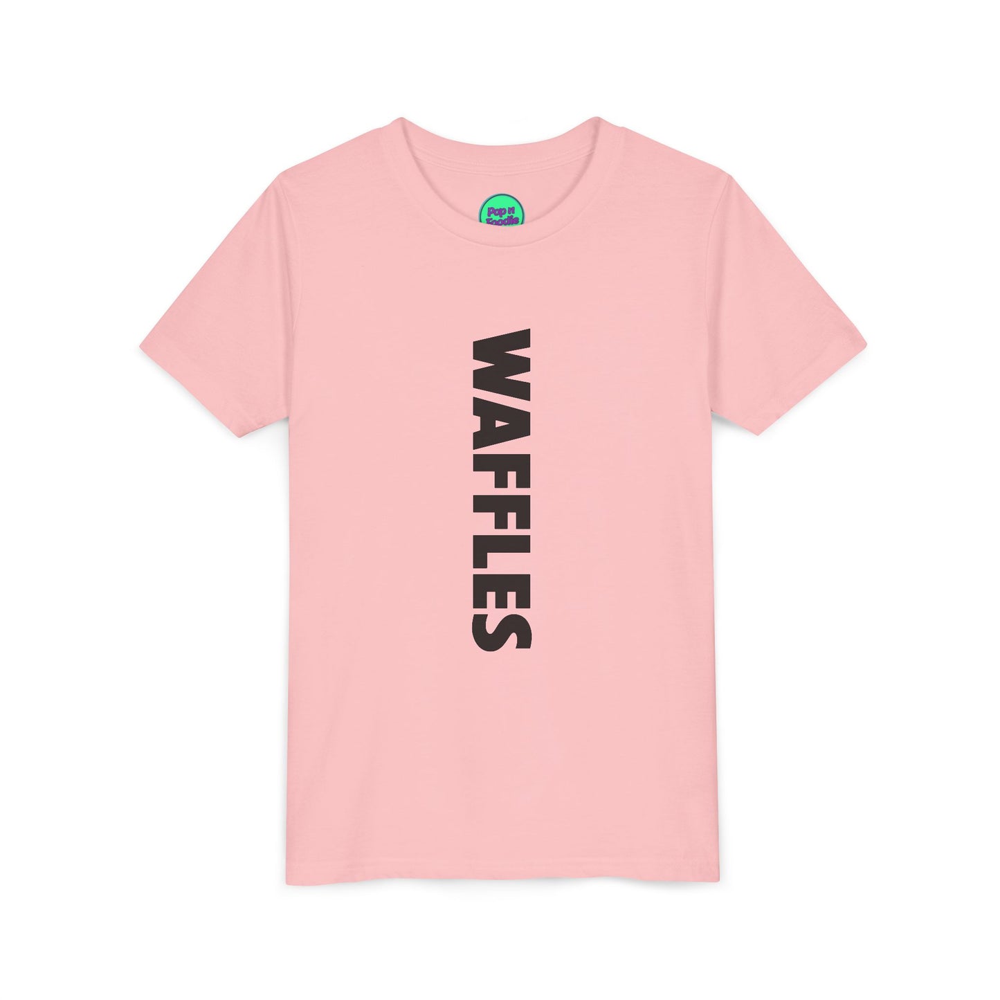 Wafffles White Youth Tee