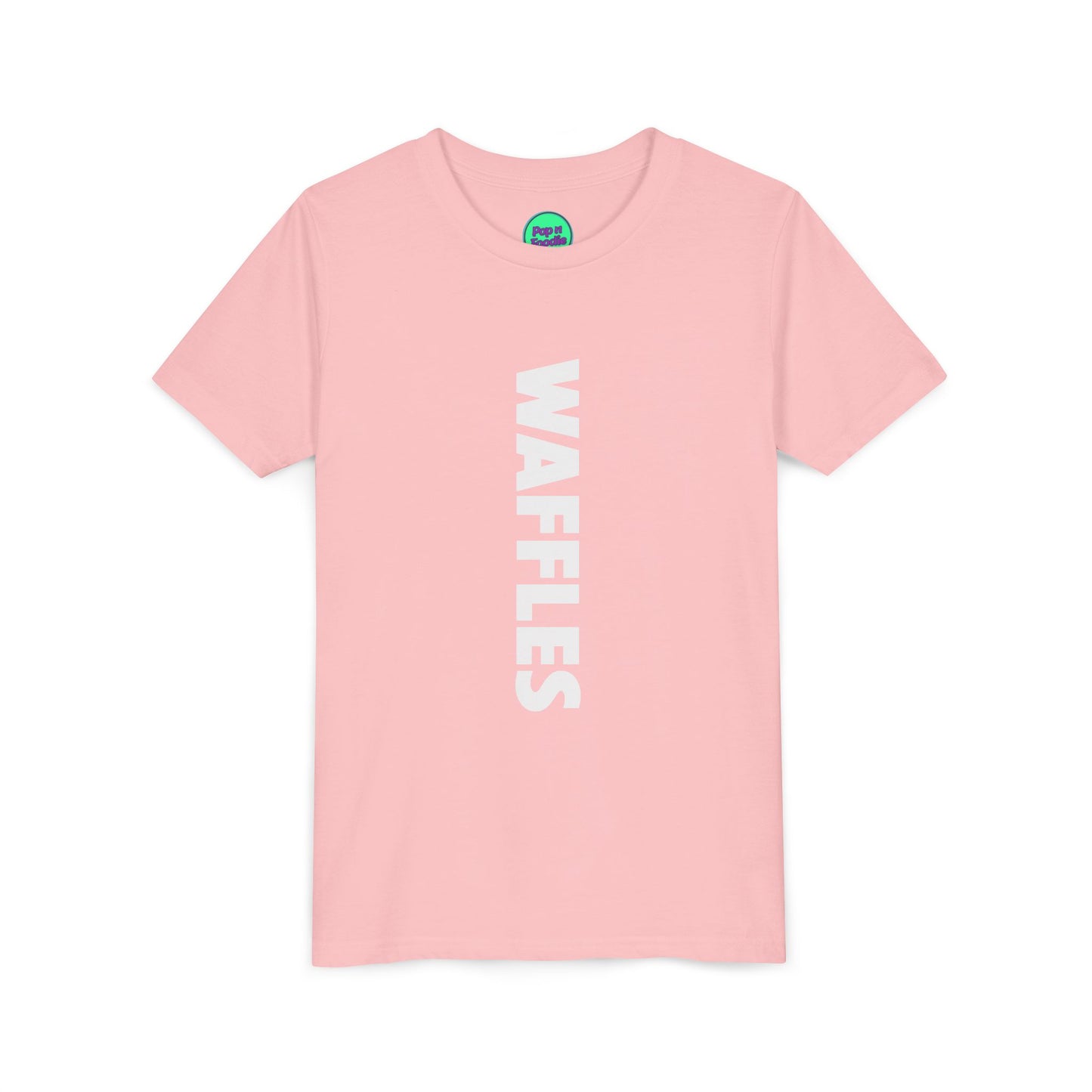 Waffles Black Youth Tee