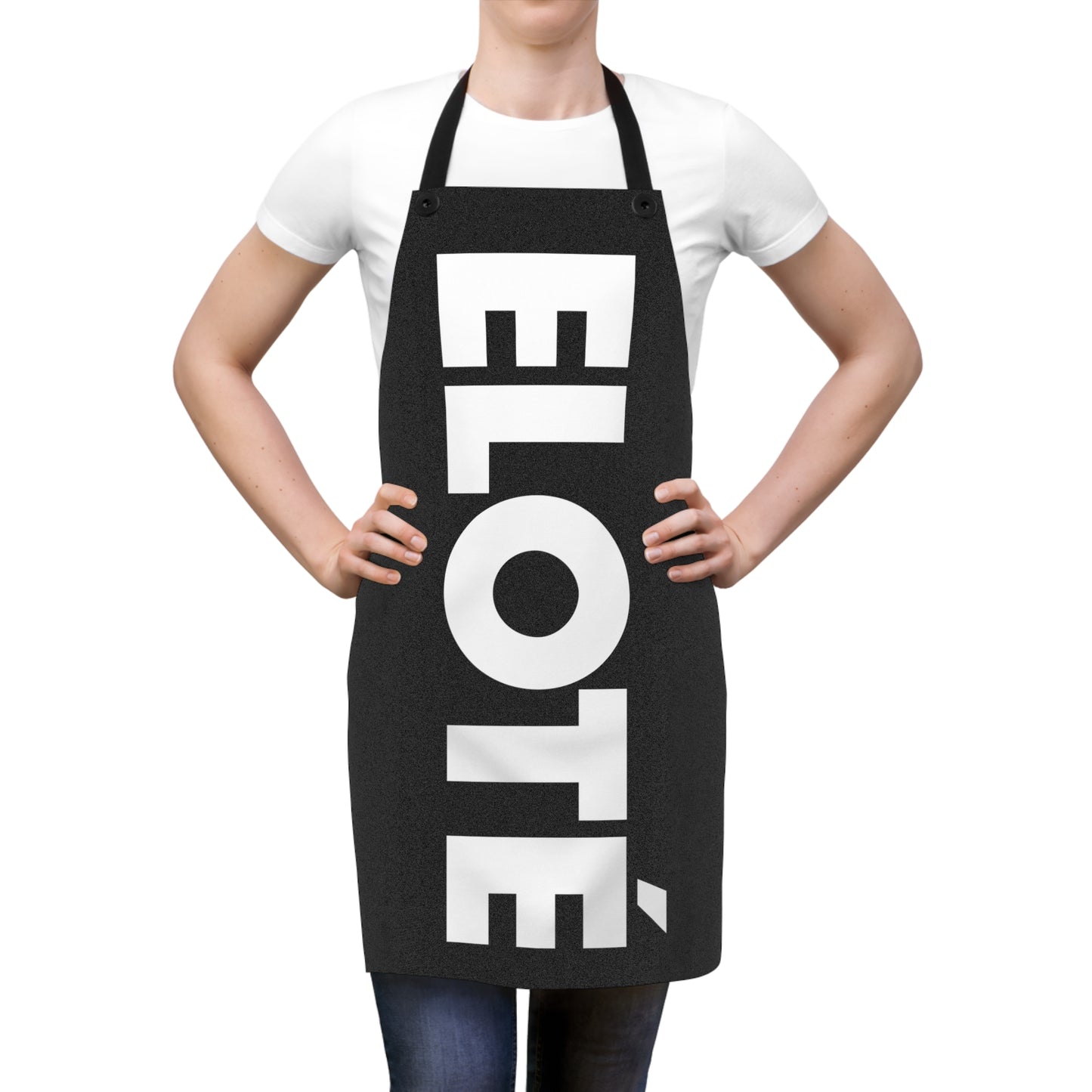 Eloté Black Apron