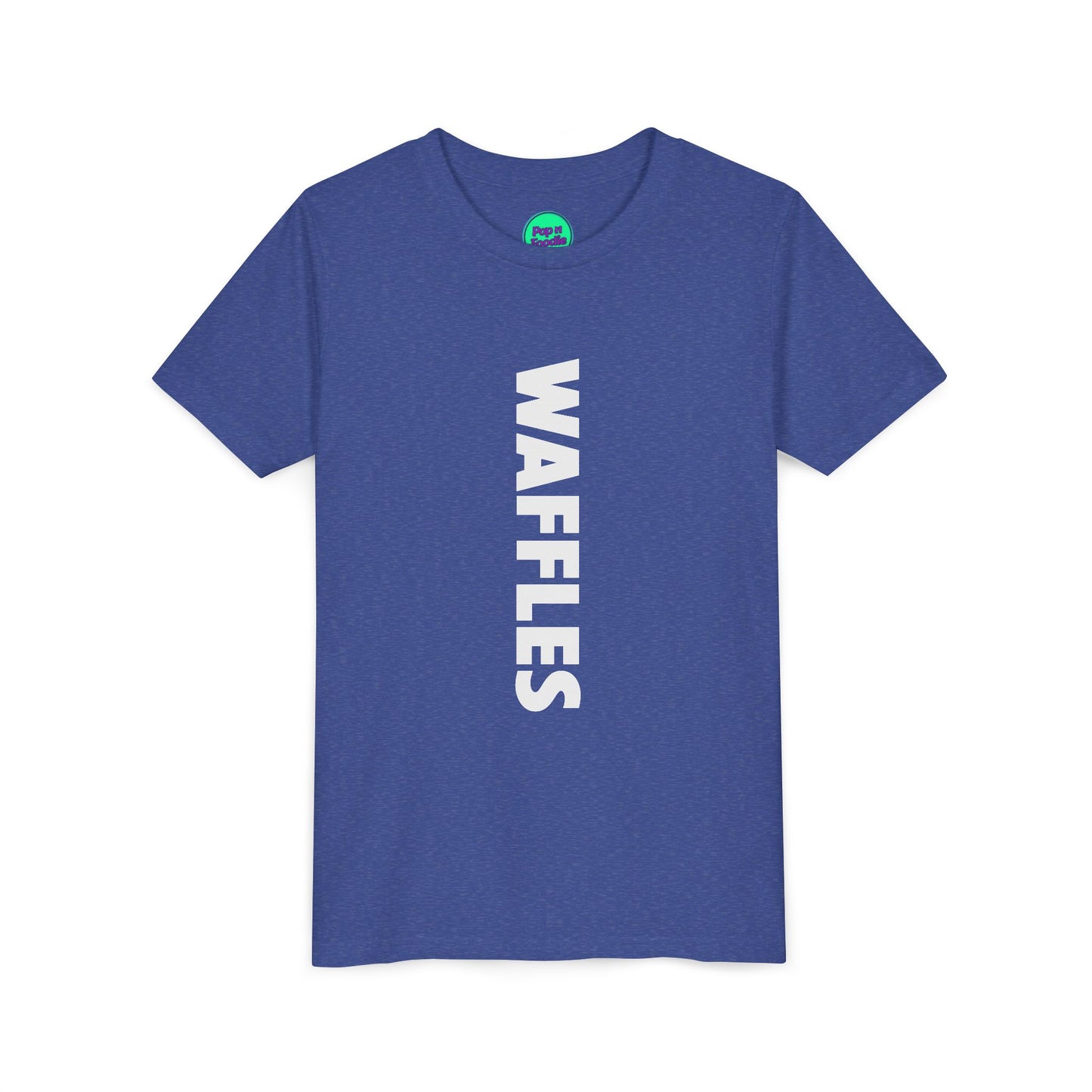 Waffles Black Youth Tee