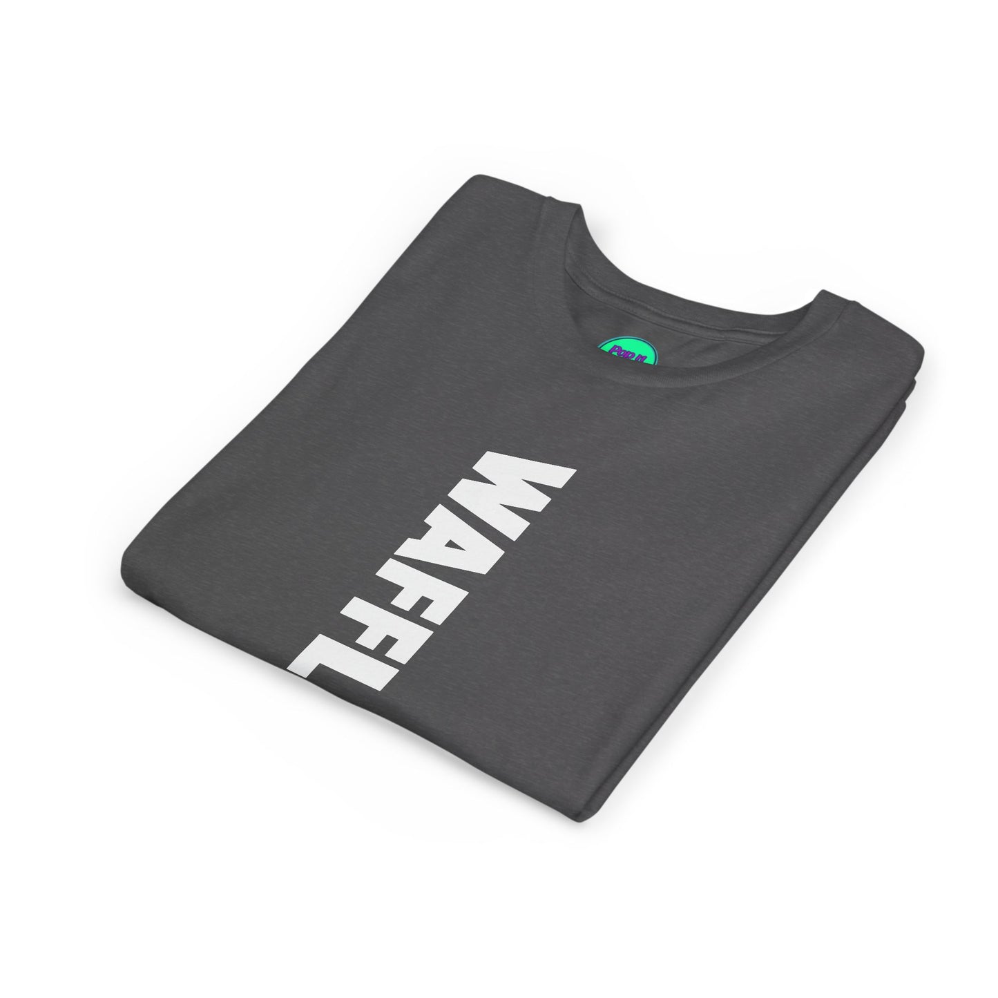 Waffles Black Youth Tee