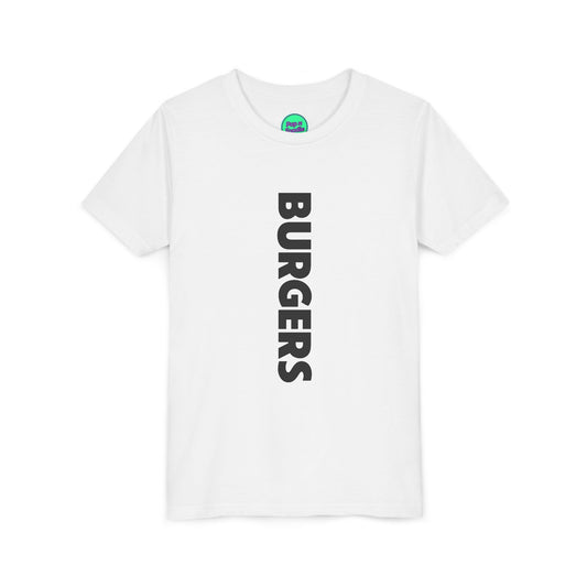 Burgers White Youth Tee