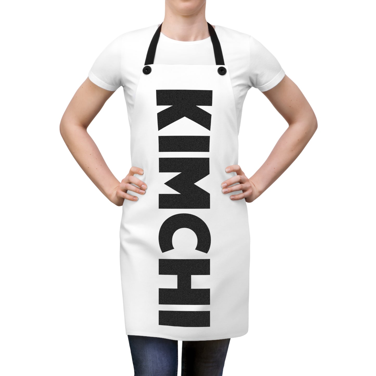 Kimchi White Apron