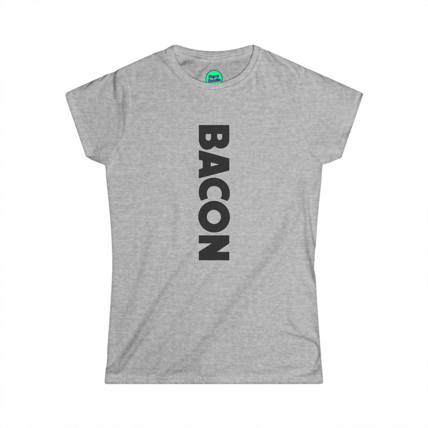 Bacon White Women's Tee