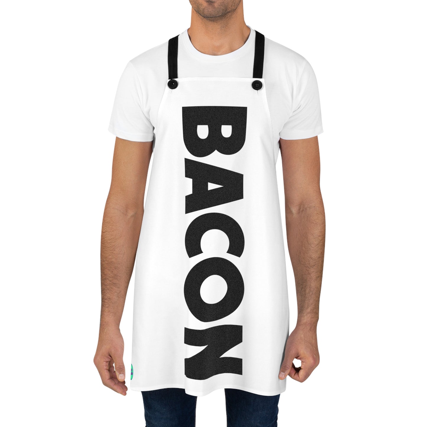 Bacon White Apron