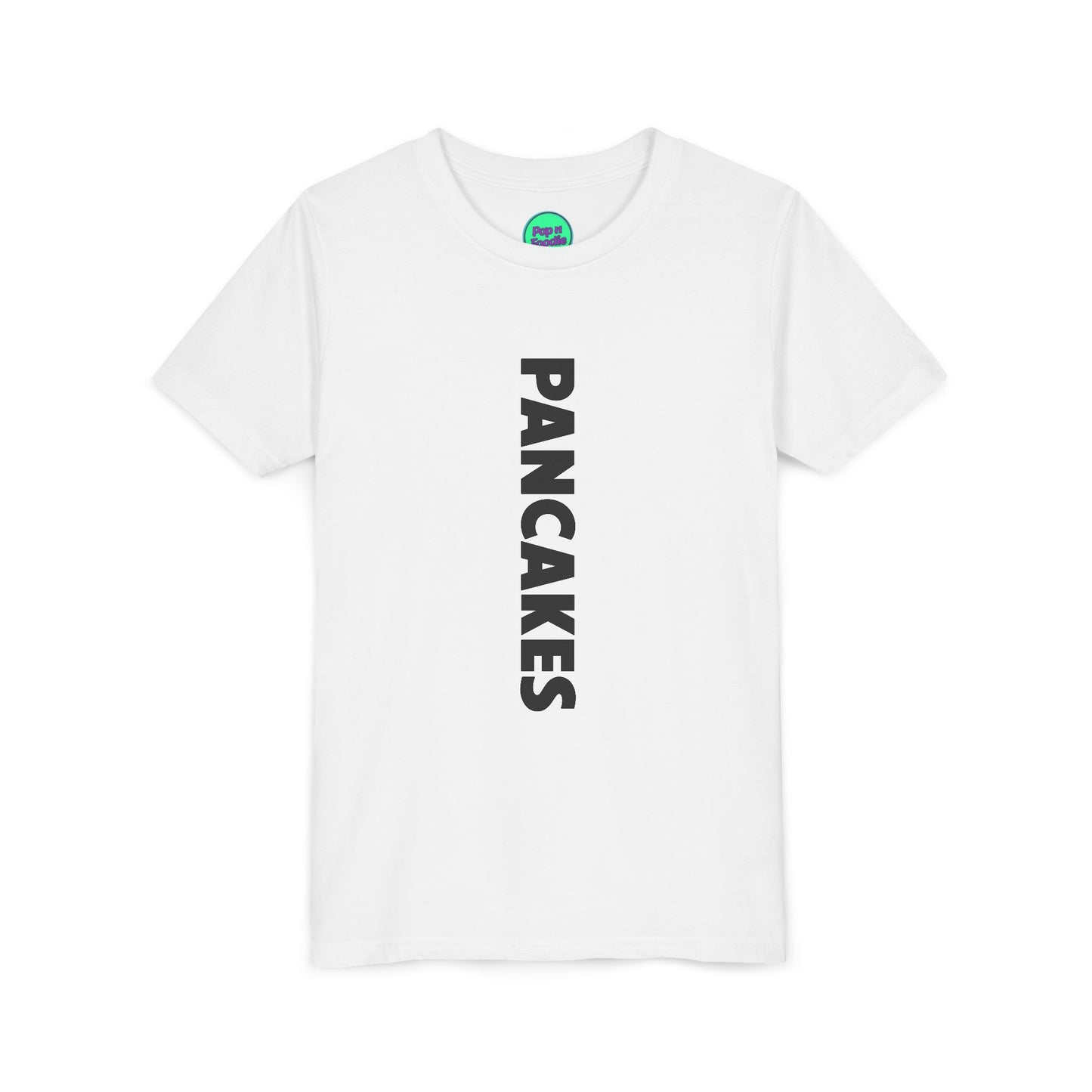 Pancakes White Youth Tee