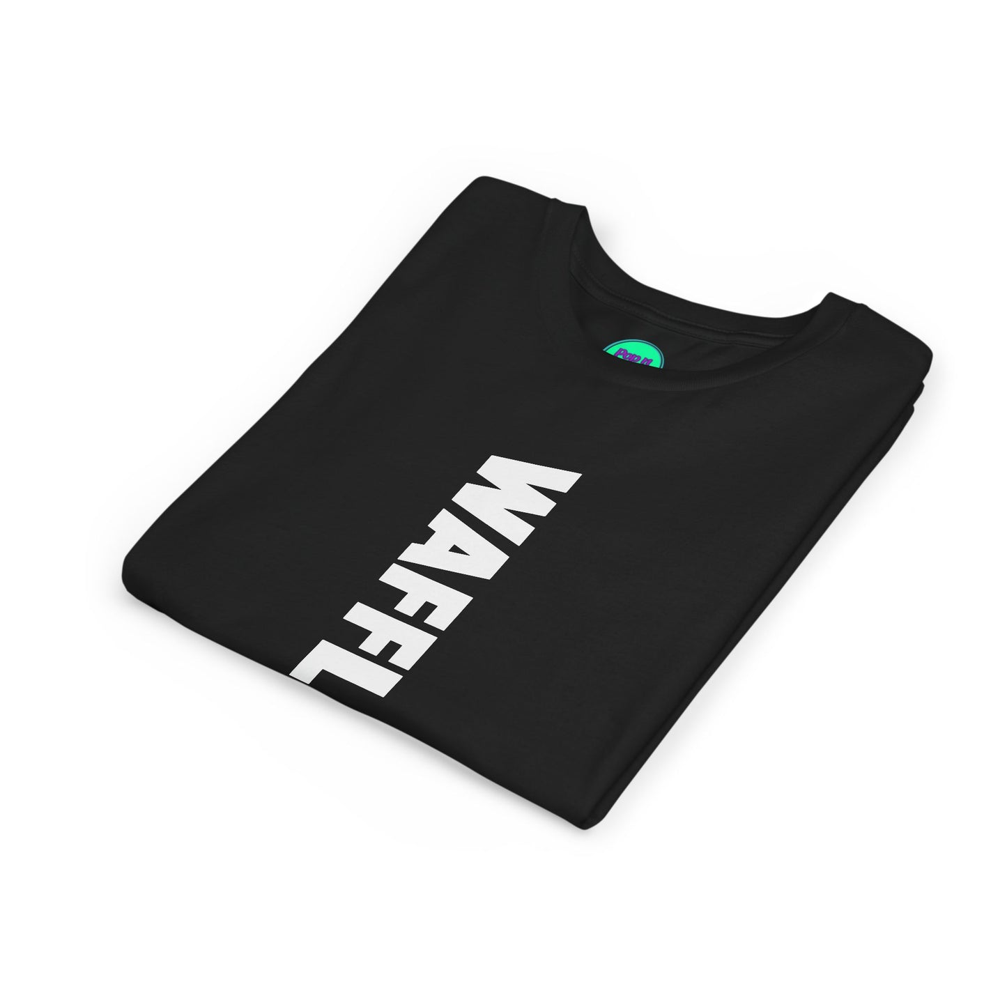 Waffles Black Youth Tee