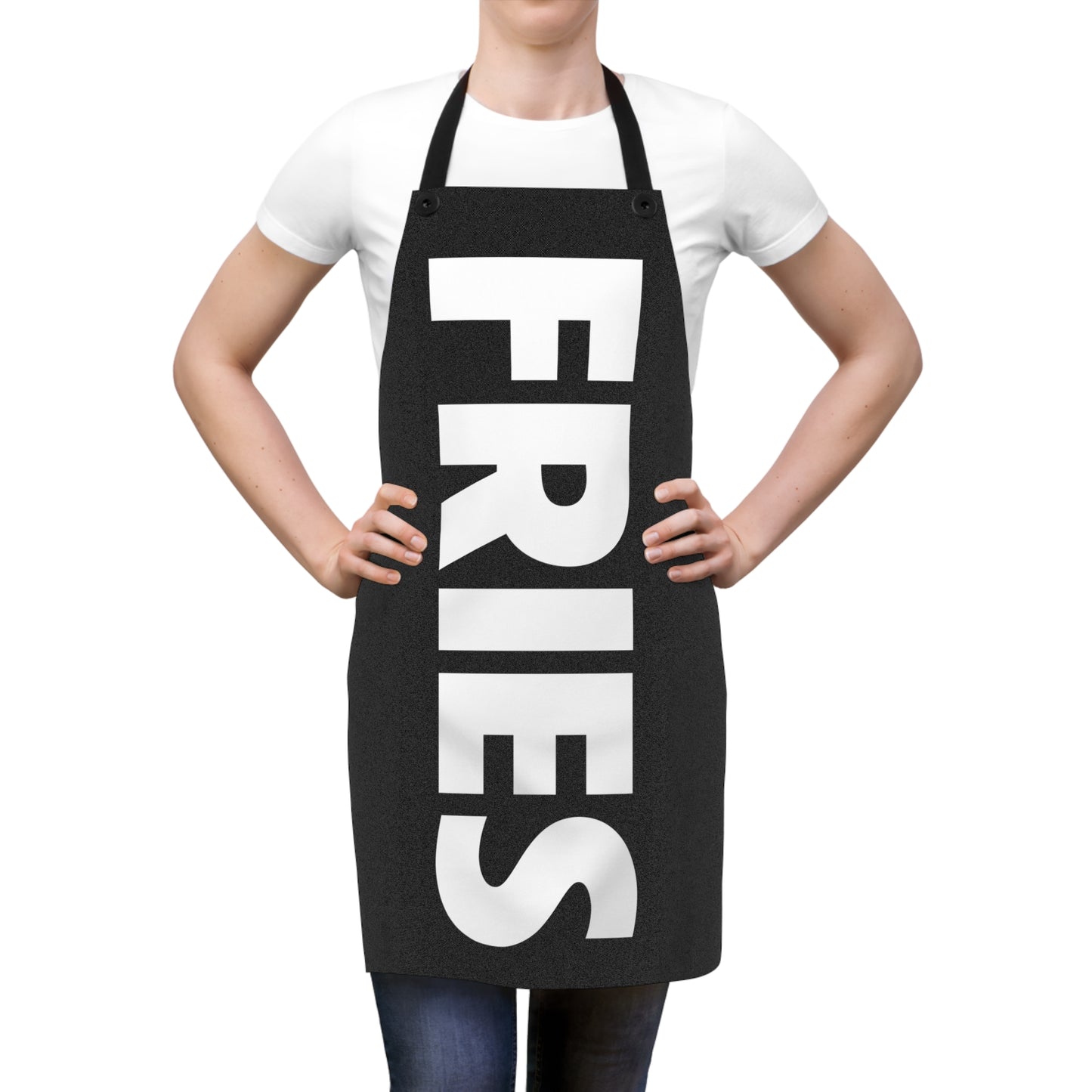 Fries Black Apron